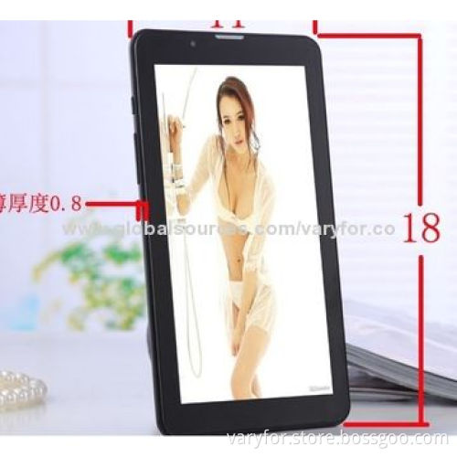 7-inch Android 4.4 Tablet PC, MTK8127 Quad-core Cortex A9 Dual Camera with GPS and Bluetooth